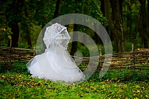 Bride in nature