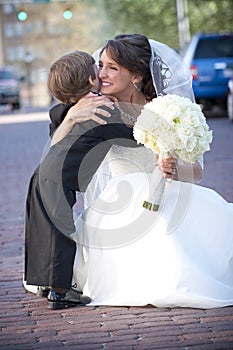 Bride with Ring Bearer