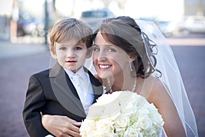 Bride with Ring Bearer