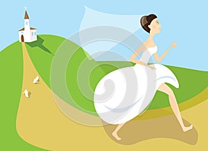 Bride run away