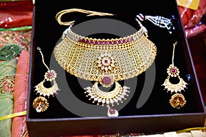 Bride`s Jewelery in Indian Wedding