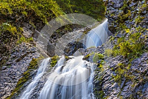 Bride`s Veil Waterfall, Cascada Valul Miresei, Apuseni, Cluj County, Romania photo
