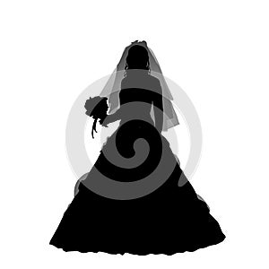 Bride silhouette