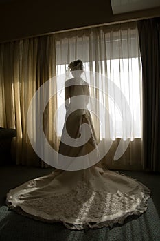 Bride Silhoutte photo