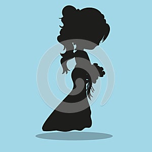 bride silutte black 07