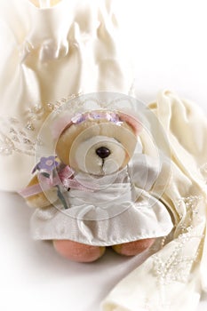 Bride teddy bear