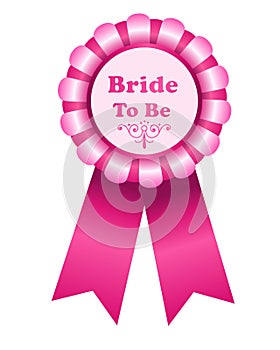 Bride to be rosette