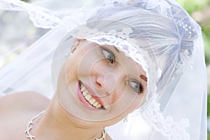 Bride with veil