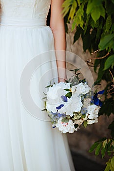 Bride wedding bouquet. photo