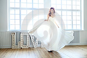 Bride in a wedding dress