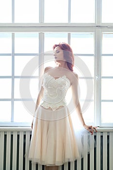 Bride in a wedding dress