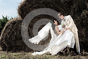 Bridegroom and bride