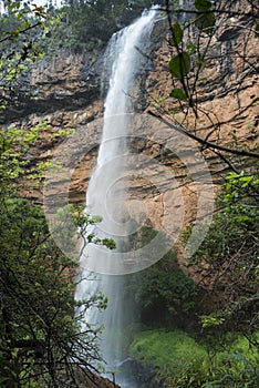 Bridel veil fall waterfall near sabie in south africa
