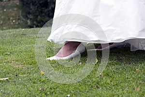 Brides feet