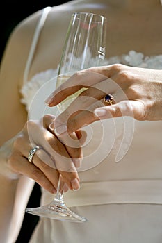 Brides hands