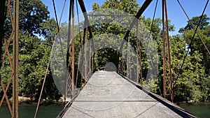Bridge across Elk river