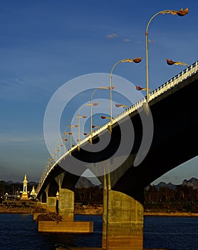 Bridge across Mekhong river