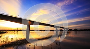 Bridge across the Mekong River