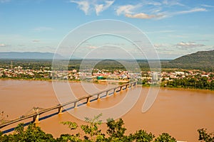 Bridge across the Mekong River at Pakse