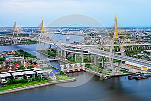 The Bridge Across The River and The Khlong Lat Pho Floodgate Pro