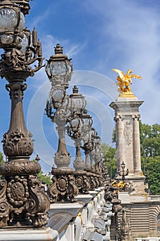 Bridge of Alexander III in Paris