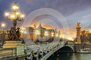 Bridge of the Alexandre III, Paris