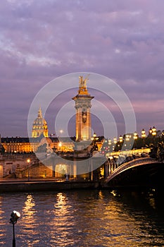 Bridge of Alexandre III, Paris, France