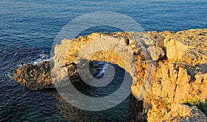 Bridge amorousness on the Mediterranean coast photo