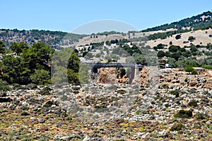 Bridge of Aradena gorge photo