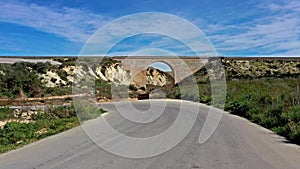Bridge in Ascoy near Cieza in the Murcia region in Spain