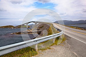 Bridge on Atlantic road Norway