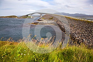 Bridge on Atlantic road Norway