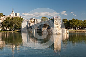 The bridge of Avignon, France photo