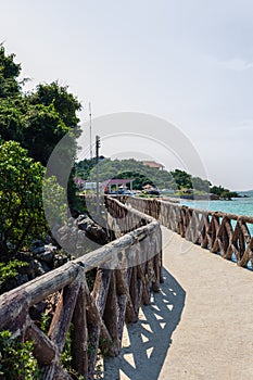 Bridge and beatiful seascape