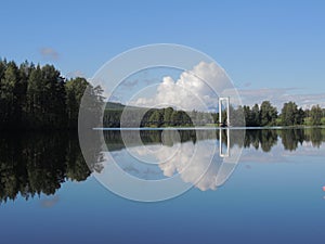 Bridge In Hoting, Sweden photo