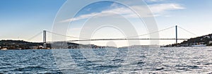 The bridge on Bosphorus panorama