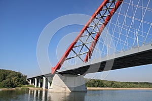 Bridge Bugrinsky across the Ob River