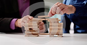 Bridge Building Using Wooden Blocks