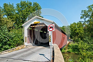Neffs Mill Covered Bridge in Lancaster County, Pennsylvania - 2 photo