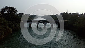 The Bridge On The Canal Of The River Godavari