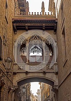 Bridge at Carrer del Bisbe photo