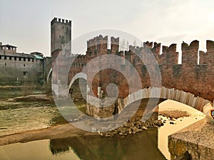 Bridge of the castelvecchio-Verona Italy