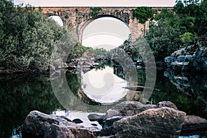 Bridge Cerralbo in the arribes del duero. photo