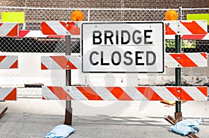 Bridge Closed sign