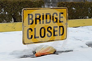 Bridge Closed Signage