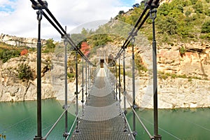 Bridge of Congost de Mont-Rebei, Serra Montsec, La Noguera, Ll