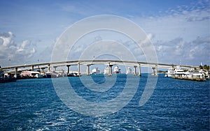 Bridge connecting Paradise Island and Nassau in the Bahamas