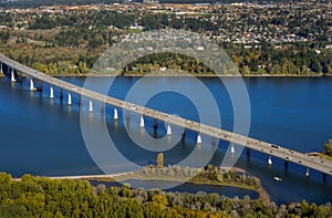 Bridge connecting Portland, OR and Vancouver, WA