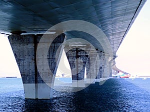 Bridge of the Constitution, called La Pepa, in the bay of Cadiz