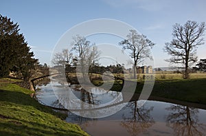 The bridge at Croome Park
